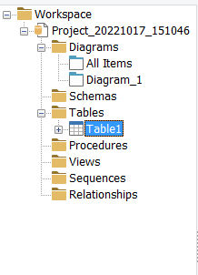 ERBuilder table